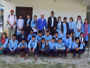 Eco Club Committee members of Deveswori SS